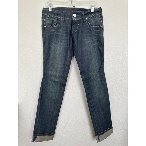 Levi's Red Line Selvedge Denim Jeans Engineered Indigo Blue Workwear Men's 28 - Picture 1 of 12